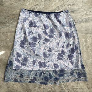 Connected vintage floral slip skirt